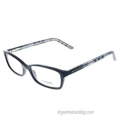 Burberry BE 2073 3164 Black Plastic Rectangle Eyeglasses 53mm