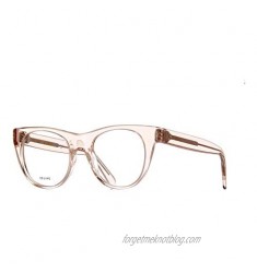 Celine CL50019I - 072 ACETATE Eyeglass Frame Transparent Light Pink 49mm