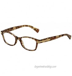 Coach Eyeglasses HC6065 6065 5287 Confetti Light Brown/Gold Optical Frame 49mm  49-17-135