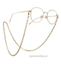 Babasee Women Girl Rhinestone Diamond Eyeglass Chain Non-slip Sunglasses Chain Glasses Chain