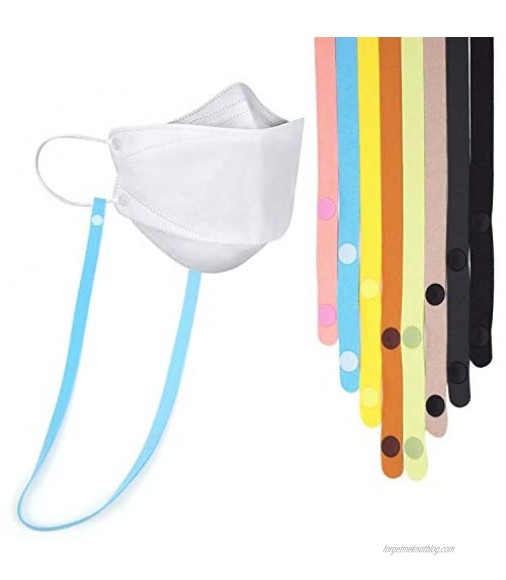 CANDY 8 Pack - Face Mask Eyeglass Lanyard - Cotton 100% Convenient Washable Mask Holder Handy Suitable for All