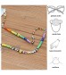 Chain Mask Holder Necklace DORAFO I Am Smiling Face Mask Chain Necklace Eyeglasses Chain for Women Girls - Rainbow Color