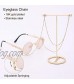 Eyeglass Chain for Women Stainless Steel Sunglass Chain Eyeglass Holder Strap Lanyard for Face Mask Glasses Eyewear