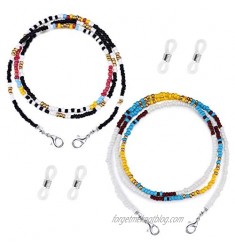 Mask Eyeglass Chain Lanyard Holder Cord - Multicolor Seed Beads Eyeglass Mask Holder Necklace - Reading Glass Chains