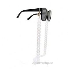 milk + sass masks chain and eyeglasses links chain holder LARGE SIZE (IRIDESCENT)