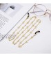 TEAMER Fashion Five Pointed Star Eyeglass Chain Sunglass Strap Gold Eyeglass Strap Holder Reading Glasses Strap for Women