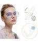 Women’s Pearl Beaded Eyeglass Necklace - Bead Eyeglasses Chain for women - Clavicle eyeglass chain - Mask Hanging Necklace