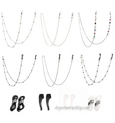 Women’s Pearl Beaded Eyeglass Necklace - Bead Eyeglasses Chain for women - Clavicle eyeglass chain - Mask Hanging Necklace