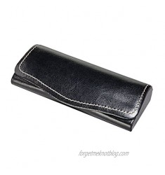 Hard Shell Eyeglass Case For Small To Medium Frames  Tailored And Padded Faux Leather