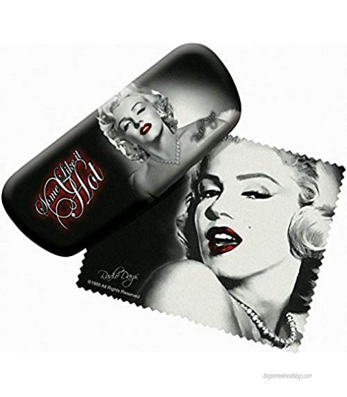 Marilyn Monroe Hard Eyeglass Case and Cleaning Cloth