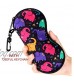 Neoprene Eyeglass Pouch Bag & Plush Sunglasses Stand Holder & Matching Printed Cleaning Cloth