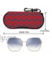 Srupiomg Phish Circles Ultra Light Portable Neoprene Zipper Sunglasses Eyeglass Soft Case with Belt Clip Glasses Case with Carabiner