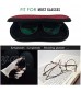 Srupiomg Phish Circles Ultra Light Portable Neoprene Zipper Sunglasses Eyeglass Soft Case with Belt Clip Glasses Case with Carabiner