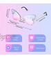 2 Pairs Butterfly Rimless Sunglasses Cat Eye Oversized Eyewear Metal Frame Sunglasses for Men and Women 2 Colors