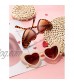 4 Pairs Heart Shaped Sunglasses Goggle Vintage Cat Eye Sunglasses Mod Style Retro Glasses with 4 Pieces Glasses Cloth 4 Pieces Flannel Bag for Party Supplies