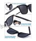 Carfia Chic Retro Polarized Sunglasses for Women & Men UV400 Protection Hand-Polished Acetate Frame
