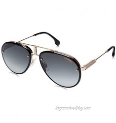 Carrera Glory Sunglasses GLORYS-0RHL-9O-5817 - Gold/Black Frame  Dark Gray Gradient Lenses  Lens