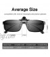 Clip-on Sunglasses Splaks Unisex Polarized Frameless Rectangle Lens