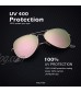 KALIYADI Classic Aviator Sunglasses for Men Women Driving Sun glasses Polarized Lens 100% UV Blocking