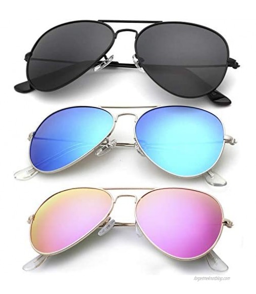 KALIYADI Classic Aviator Sunglasses for Men Women Driving Sun glasses Polarized Lens 100% UV Blocking