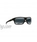 Maui Jim Island Time Polarized Wrap Sunglasses Matte Black Rubber/Neutral Grey One Size