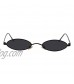 MEETSUN Vintage Oval Sunglasses Small Metal Frames Designer Gothic Glasses