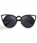 MERRY'S Cat Eye Sunglasses Round Metal Cut-Out Flash Mirror Lens Sun glasses S8064