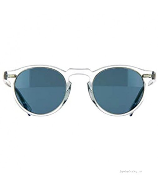 Oliver Peoples 5217-S Gregory Peck Sunglasses 1101/R8 Translucent Crystal Photochromic VFX Lenses