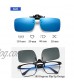 OopsMi Polarized Clip-on Sunglasses 4 PACK Rimless Anti-Glare UV Protection For Prescription Glasses