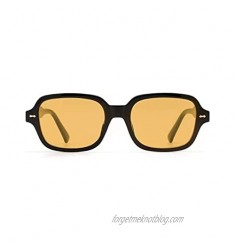 Orange Lens Sunglasses Yellow Lens Sunglasses Trendy Retro Orange Sunglasses Oversized Yellow Sunglasses Unisex