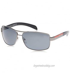 Prada Sport PS54IS Sunglasses-5AV/5Z1 Gunmetal (Polarized Gray Lens)-65mm