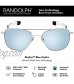 Randolph USA | 23k White Gold Classic Aviator Sunglasses for Men or Women 100% UV