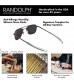 Randolph USA | Gunmetal Classic Aviator Sunglasses for Men or Women 100% UV