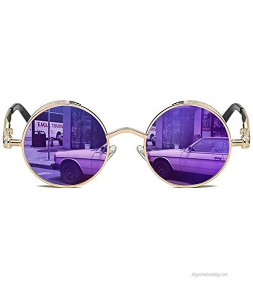 ROCKNIGHT Gothic Steampunk Polarized Sunglasses For Men Women UV Sunglasses Metal Full Frame