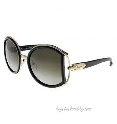 Salvatore Ferragamo SF719S-001 Ladies Black SF719S Sunglasses  52/22/130