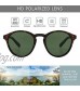 SUNGAIT Classic Vintage Round Polarized Sunglasses for Women Men Retro Style UV400