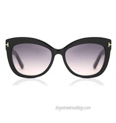 Tom Ford FT0524 01B Shiny Black Alistair Cats Eyes Sunglasses Lens Category 2 S