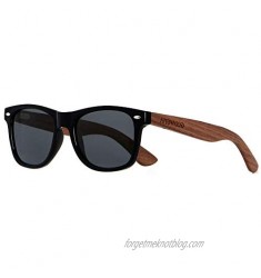 Wood Sunglasses Polarized for Men Women Uv Protection Wooden Bamboo Frame Mirrored Sun Glasses ANDWOOD SERRA