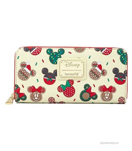 Loungefly Disney Mickey and Minnie Christmas Cookies Wallet