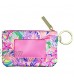 Lilly Pulitzer ID Case Keychain Wallet with Zip Close Cute Durable Card Holder for Women Teen Girls It Was All A Dream