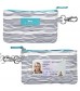 SCOUT IDKase Card Holder Small Card and ID Case for Women Mini Keychain Wallet with Zipper Closure in Call Me Wavy Pattern (Multiple Patterns Available)