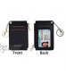 Small Wallets for Women Slim Leather Card Case Holder Wallet Coin Change Purse with Keychain