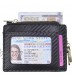 Womens Slim RFID Credit Card Holder Mini Front Pocket Wallet Coin Purse Keychain
