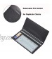 Casmonal Checkbook Cover For Men & Women Checkbook Holder Wallet RFID Blocking