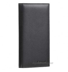 Casmonal Checkbook Cover For Men & Women Checkbook Holder Wallet RFID Blocking