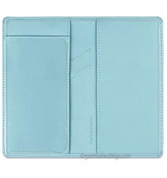 IKEPOD Leather Checkbook Cover for Men Women RFID Blocking by GNEGNI
