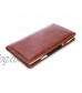 Leather Checkbook Cover Holder with Free Divider Right Handed with Side Pen Design Checkbook Cover Case for Women/Men