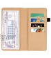 Menesia Checkbook Cover for Men & Women RFID Leather Check Book Holder Wallet