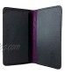 Oberon Design Butterfly Embossed Genuine Leather Checkbook Cover 3.5x6.5 Inches Orchid Made in the USA