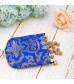 30Pcs Silk Coin Bags Brocade Coin Bags Pouches Jewelry Gift Bag Candy Sachet Pouch Small Chinese Embroidered Organizers Pocket for Women Girls Dice Necklaces Earrings Bracelets